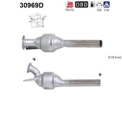 AS 30969D Catalytic Converter